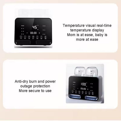 Baby Bottle Warmer Sterilizer Multifunction Fast Milk Bottle Warmers with Timer Accurate Temperature Control Newborn Accessories