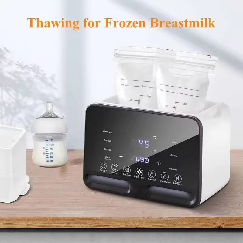 Baby Bottle Warmer Sterilizer Multifunction Fast Milk Bottle Warmers with Timer Accurate Temperature Control Newborn Accessories