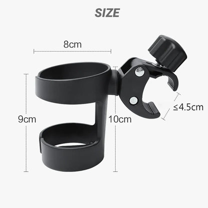 Universal Stroller Cup Holder Organizer – Spill-Proof & Adjustable
