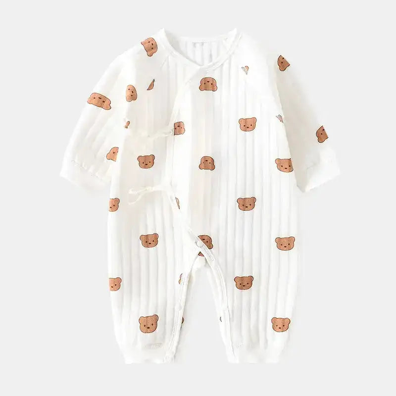 Cozy Baby Autumn Outfit – Premium Cartoon Bear Design