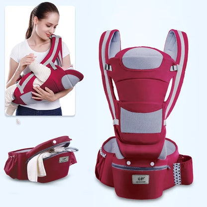 Ergonomic Baby Carrier Backpack - Comfortable Hands-Free Support for Parents
