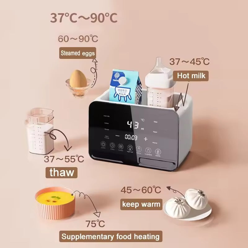 Baby Bottle Warmer Sterilizer Multifunction Fast Milk Bottle Warmers with Timer Accurate Temperature Control Newborn Accessories