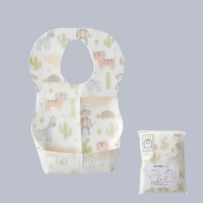 Disposable Baby Bibs Set - Waterproof Mess-Free Feeding Essentials
