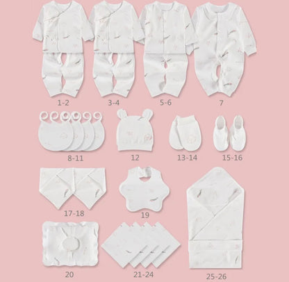 Soft Cotton Baby Clothes Gift Set for Newborns – Comfortable, Safe & All-Season Essentials