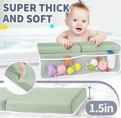 Foldable Baby Bath Kneeling & Elbow Pad Set – Extra Soft, Thick & Supportive