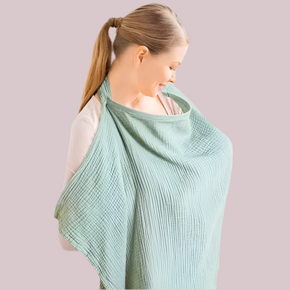 Breastfeeding Nursing Cover - Soft, Breathable Privacy Cover for Moms