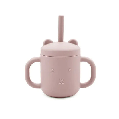 Children’s Portable Binaural Straw Cup – Leak-Proof Sippy Cup for Toddlers & Kids