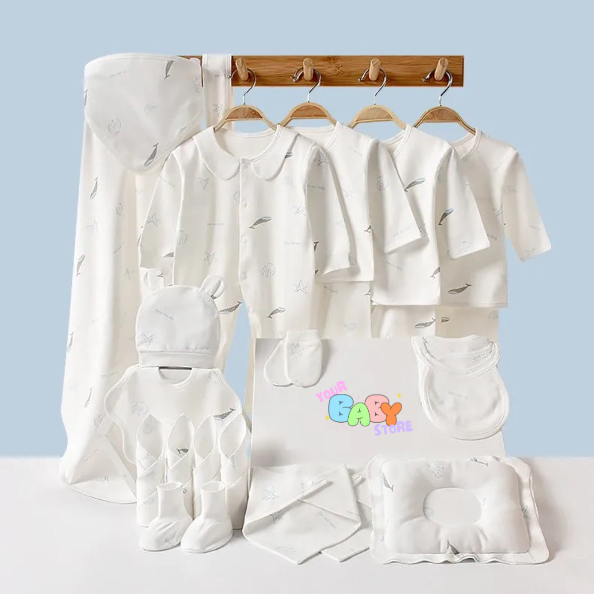 Soft Cotton Baby Clothes Gift Set for Newborns – Comfortable, Safe & All-Season Essentials