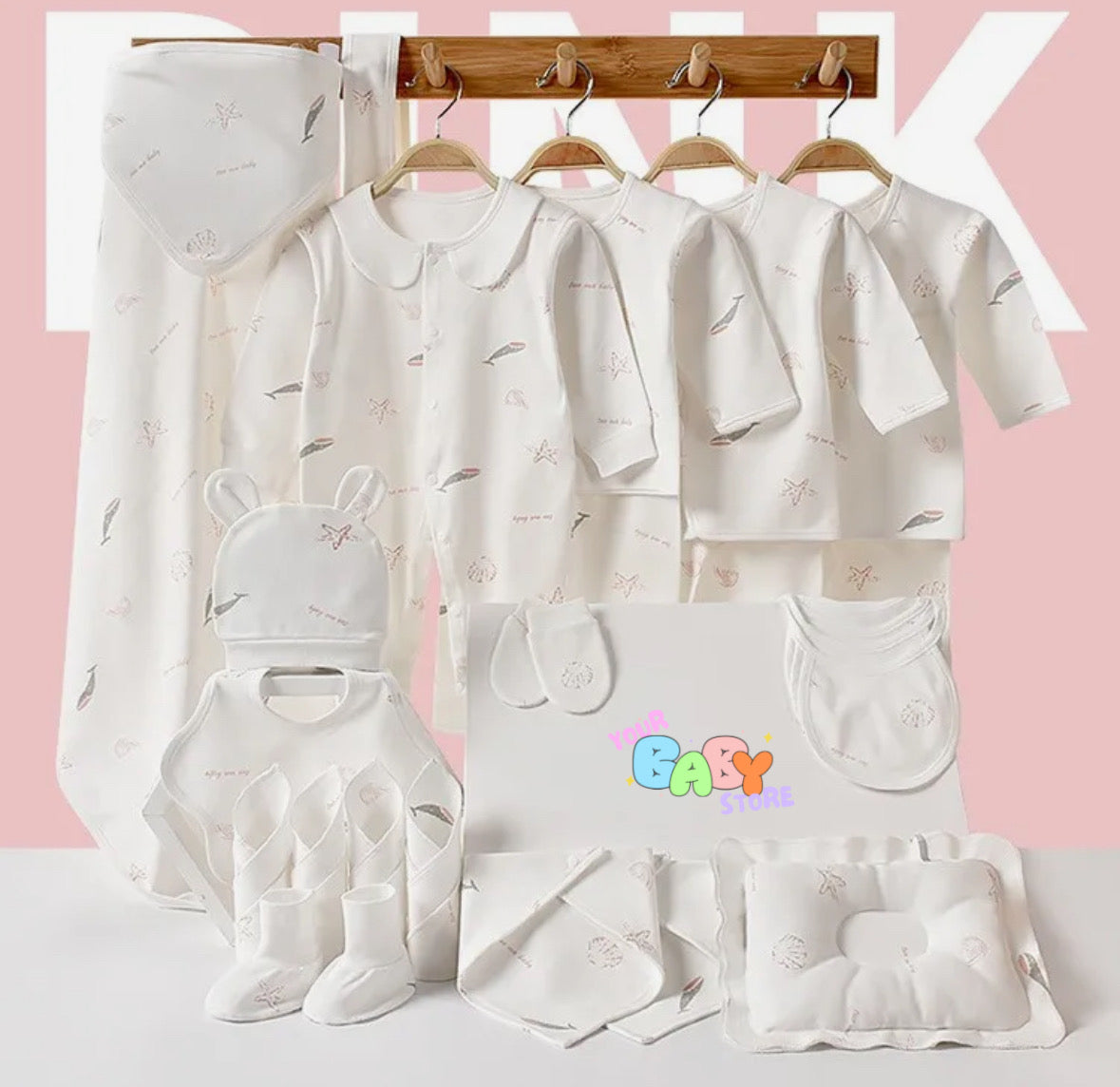 Soft Cotton Baby Clothes Gift Set for Newborns – Comfortable, Safe & All-Season Essentials