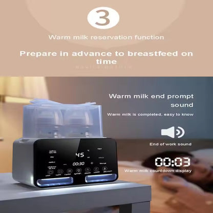 Baby Bottle Warmer Sterilizer Multifunction Fast Milk Bottle Warmers with Timer Accurate Temperature Control Newborn Accessories
