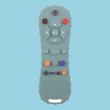 Non-Toxic Silicone Baby Remote Teether – Sensory Development Toy