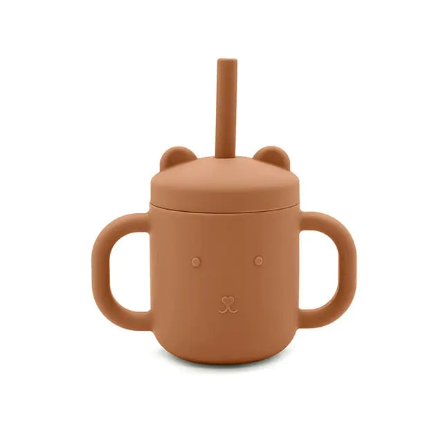 Children’s Portable Binaural Straw Cup – Leak-Proof Sippy Cup for Toddlers & Kids