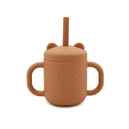 Children’s Portable Binaural Straw Cup – Leak-Proof Sippy Cup for Toddlers & Kids