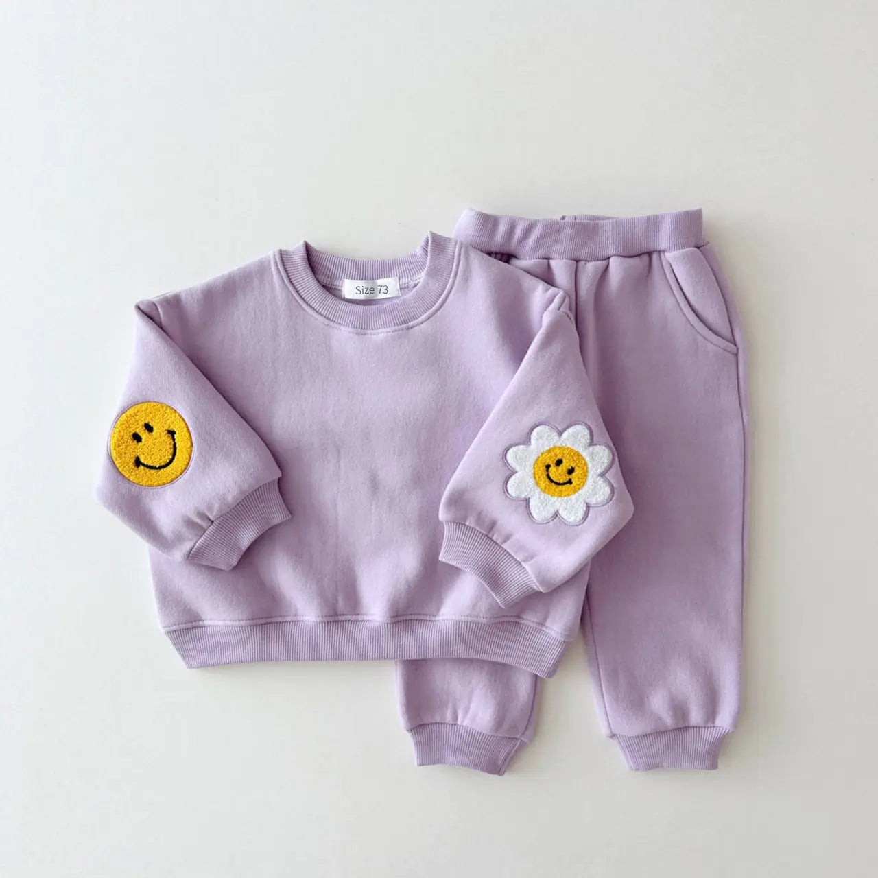 Premium Winter Warm Baby Clothes Set – Cozy Fleece Embroidered Outfit