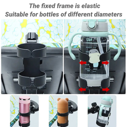 Universal Stroller Cup Holder Organizer – Spill-Proof & Adjustable