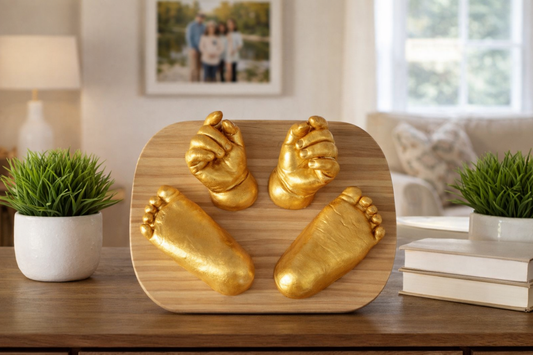 Baby Hand & Foot Casting Kit – Personalized Keepsake Souvenir Gift