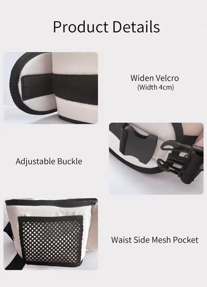 Ergonomic Baby Hip Seat Carrier – Memory Foam Comfort & Hands-Free Convenience