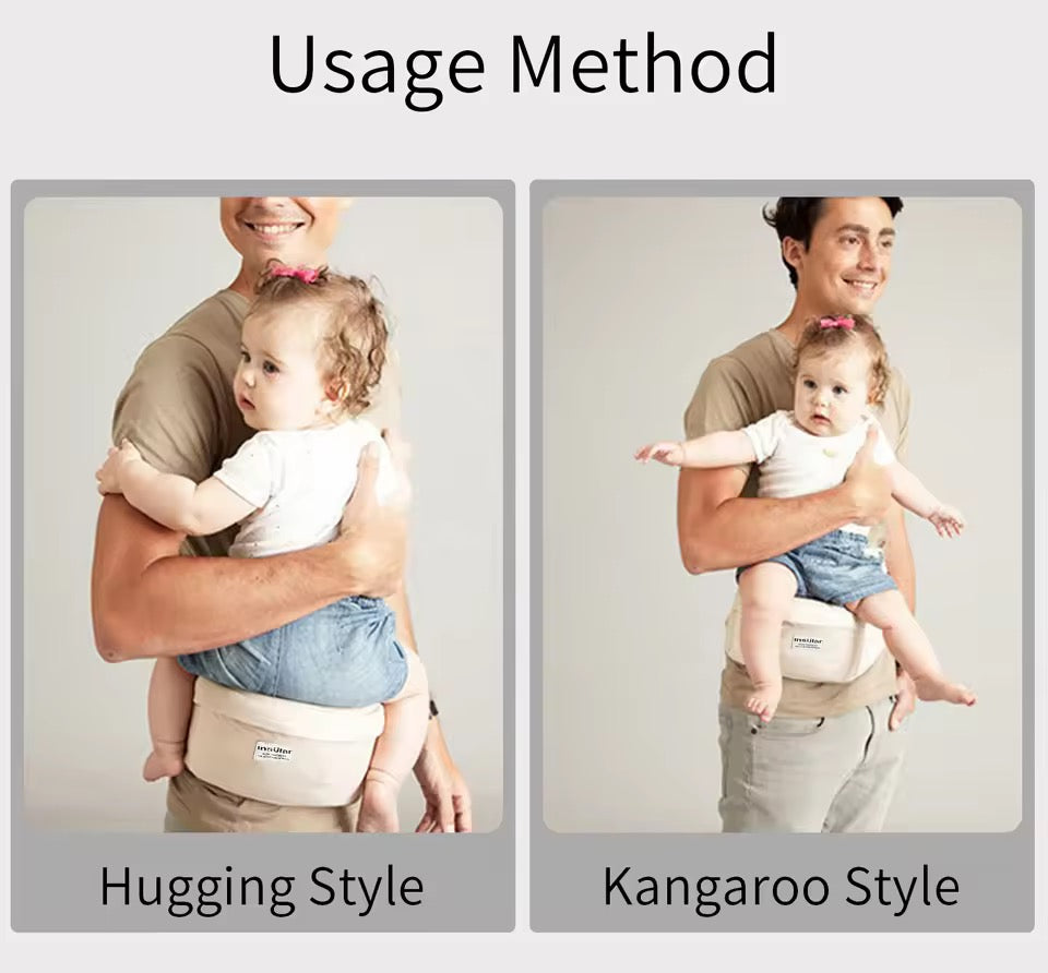 Ergonomic Baby Hip Seat Carrier – Memory Foam Comfort & Hands-Free Convenience