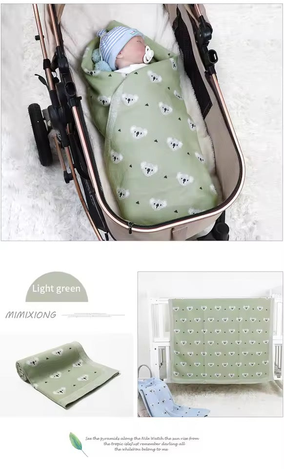 Premium Newborn Baby Blanket – Soft, Hypoallergenic & Breathable Comfort