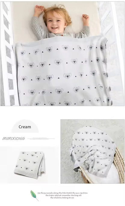 Premium Newborn Baby Blanket – Soft, Hypoallergenic & Breathable Comfort