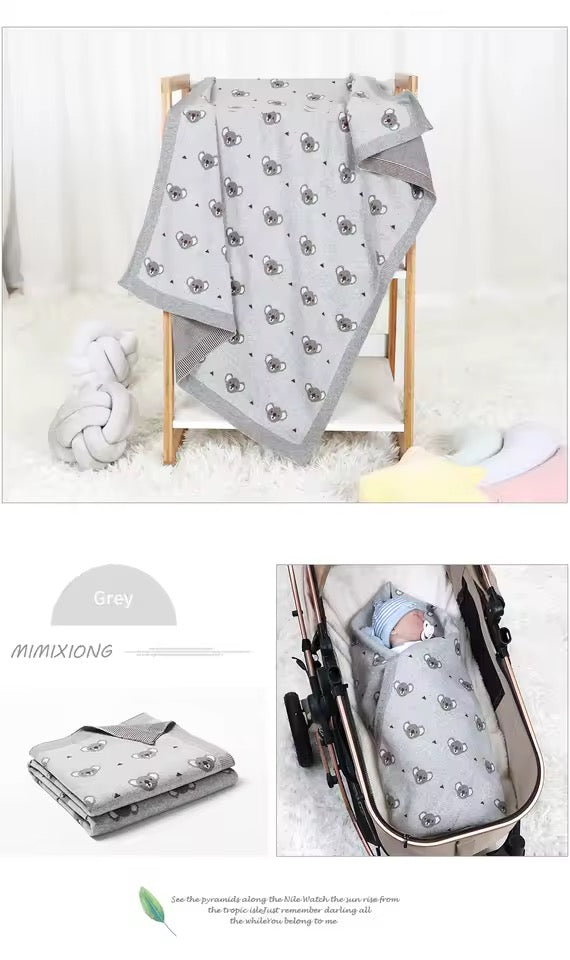 Premium Newborn Baby Blanket – Soft, Hypoallergenic & Breathable Comfort