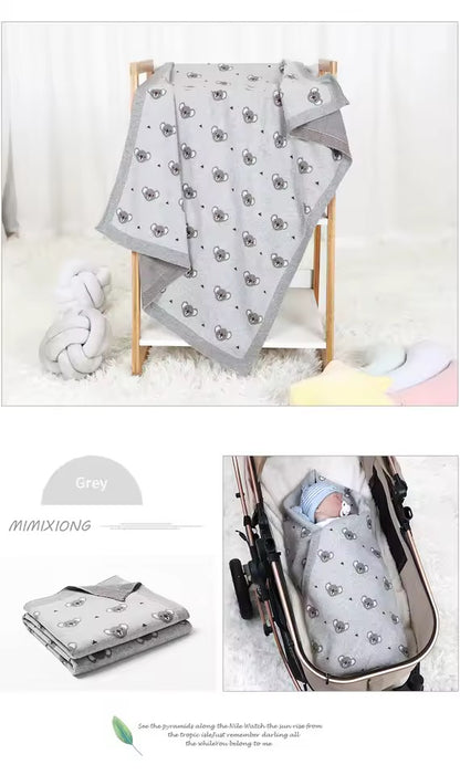 Premium Newborn Baby Blanket – Soft, Hypoallergenic & Breathable Comfort