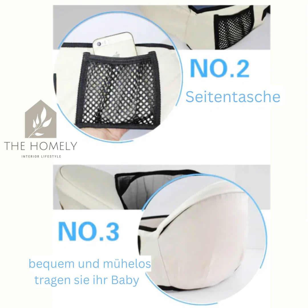 Ergonomic Baby Hip Seat Carrier – Memory Foam Comfort & Hands-Free Convenience