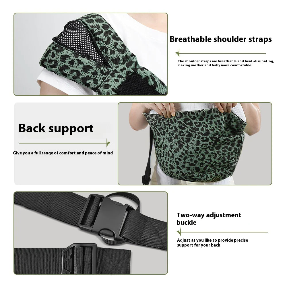 Portable One-Shoulder Baby Sling Carrier – Comfort & Style On-the-Go