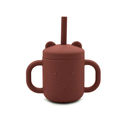 Children’s Portable Binaural Straw Cup – Leak-Proof Sippy Cup for Toddlers & Kids