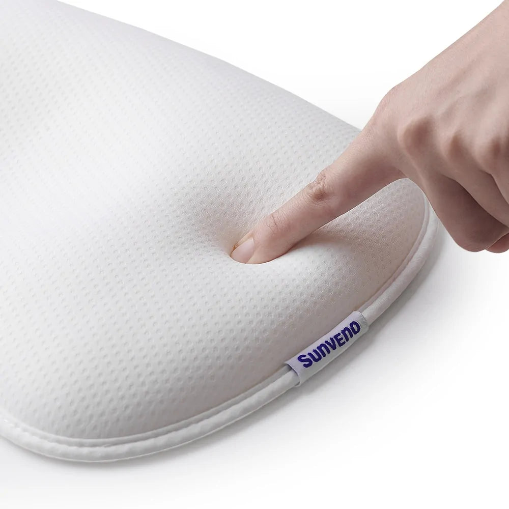 Premium Anti-Flat Head Baby Pillow – Breathable Sorona Plant Fiber Comfort