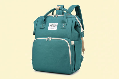 All-in-One Large Capacity Mommy Bag with Portable Baby Bed