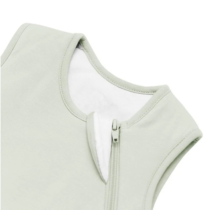 Bamboo Fiber Baby Zipper Sleepsack Wrap – Breathable & Cozy Comfort