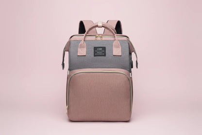All-in-One Large Capacity Mommy Bag with Portable Baby Bed