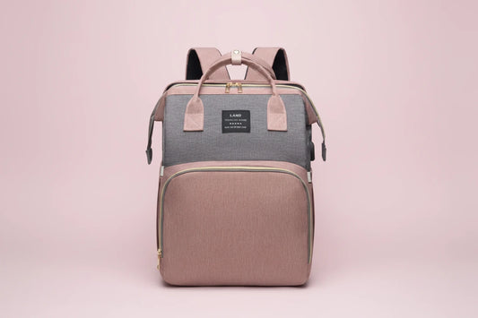 All-in-One Large Capacity Mommy Bag with Portable Baby Bed