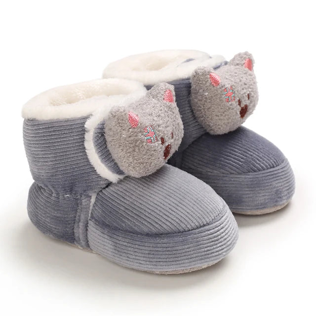 Warm Baby Winter Boots – Anti-Slip Soft Sole for First Steps