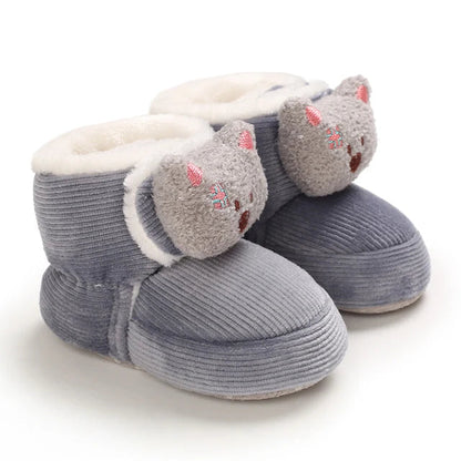 Warm Baby Winter Boots – Anti-Slip Soft Sole for First Steps