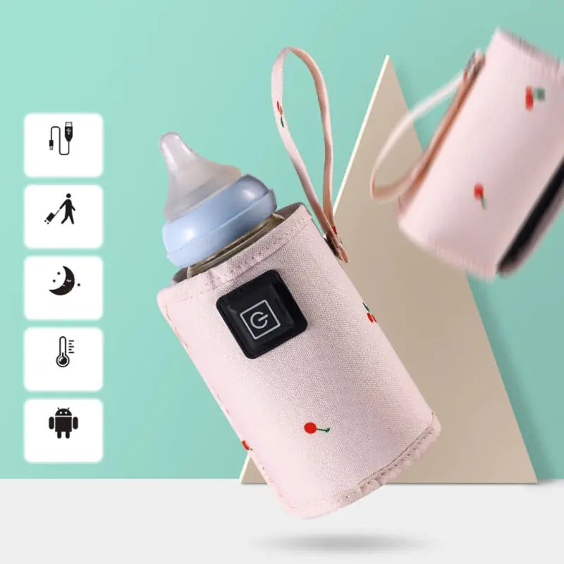 Portable USB Baby Bottle Warmer Bag – Adjustable Constant Temperature Sleeve