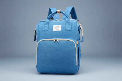 All-in-One Large Capacity Mommy Bag with Portable Baby Bed