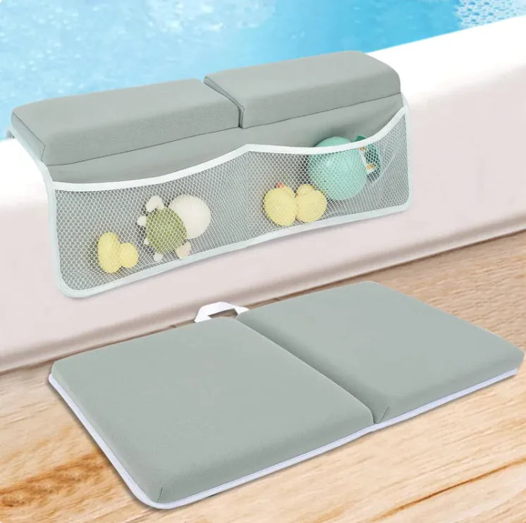 Foldable Baby Bath Kneeling & Elbow Pad Set – Extra Soft, Thick & Supportive