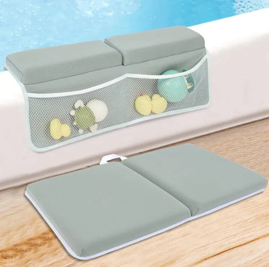 Foldable Baby Bath Kneeling & Elbow Pad Set – Extra Soft, Thick & Supportive