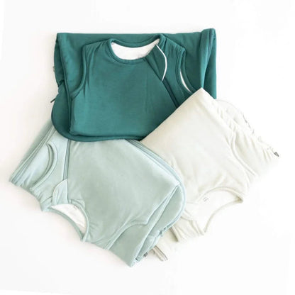 Bamboo Fiber Baby Zipper Sleepsack Wrap – Breathable & Cozy Comfort