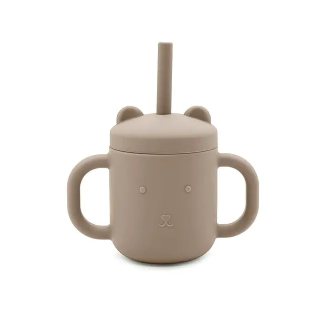 Children’s Portable Binaural Straw Cup – Leak-Proof Sippy Cup for Toddlers & Kids