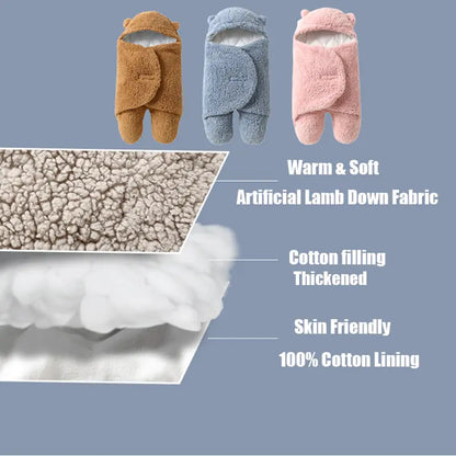 Luxury Baby Sleeping Bag – Soft Cashmere Blend & Breathable Comfort (0–12M)
